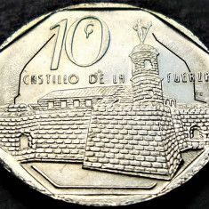 Moneda 10 CENTAVOS - CUBA, anul 2008 *cod 1780 B = ERORI : exfoliere + curgere