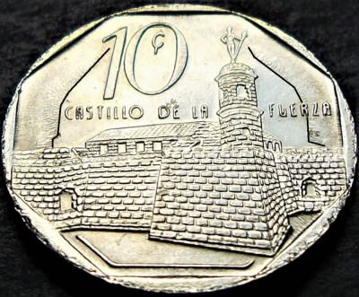 Moneda 10 CENTAVOS - CUBA, anul 2008 *cod 1780 B = ERORI : exfoliere + curgere foto