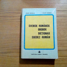 DICTIONAR SUEDEZ-ROMAN - State Nicolai, State Cornelia - 1990, 495 p.