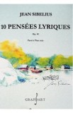 10 Pensees Lyriques pentru Pian solo Opus 40 - Jean Sibelius