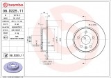 Disc frana spate BREMBO 08.D225.11