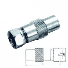 Adaptor mufa tv tata - f tata cupru foto