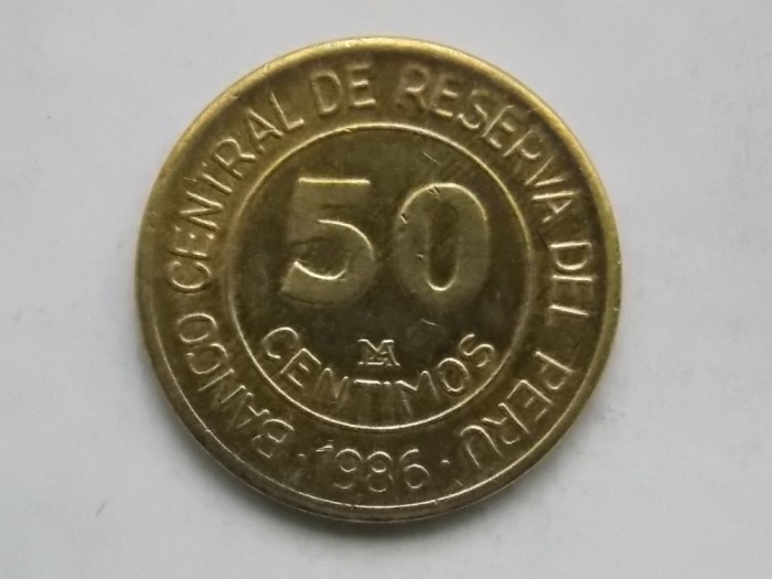 50 CENTIMOS 1986 PERU