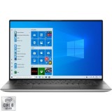Cumpara ieftin Laptop gaming Dell XPS 9500, i9-10885H, 15.6&quot; UHD+ Touchscreen, 32GB, 1TB SSD, NVIDIA GTX 1650 Ti , Windows 10 Home, Platinum Silver
