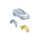 Carenaj roata Volkswagen Id.4, 12.2020-2023, montare fata, dreapta, (HDPE), RapidAuto