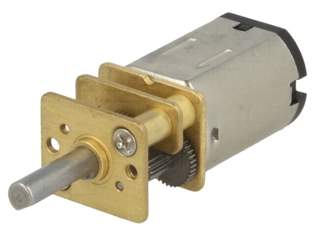 Motor DC POLOLU cu transmisie HPCB 6V 1,5A Ax: crestătură D
