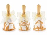 Cumpara ieftin Set 3 clopotei Nasterea Domnului ceramica 5x10 cm