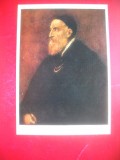 HOPCT 23405 AUTOPORTRET TIZZIAN VECELINO 1485-1576 --MUZEE RUSIA - CP PICTURA --NECIRCULATA