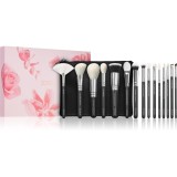 ZOEVA The Artists Brush Set Silver set de pensule cu geantă 1 buc
