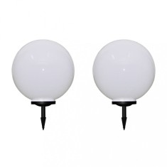 vidaXL Lămpi de exterior pentru alee LED 2 buc. 50 cm, cu țăruș de sol 277118