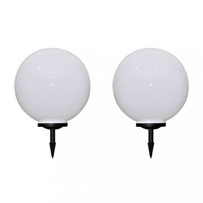 vidaXL Lămpi de exterior pentru alee LED 2 buc. 50 cm, cu țăruș de sol foto