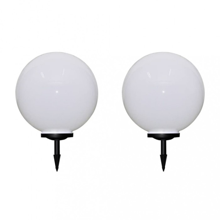 vidaXL Lămpi de exterior pentru alee LED 2 buc. 50 cm, cu țăruș de sol