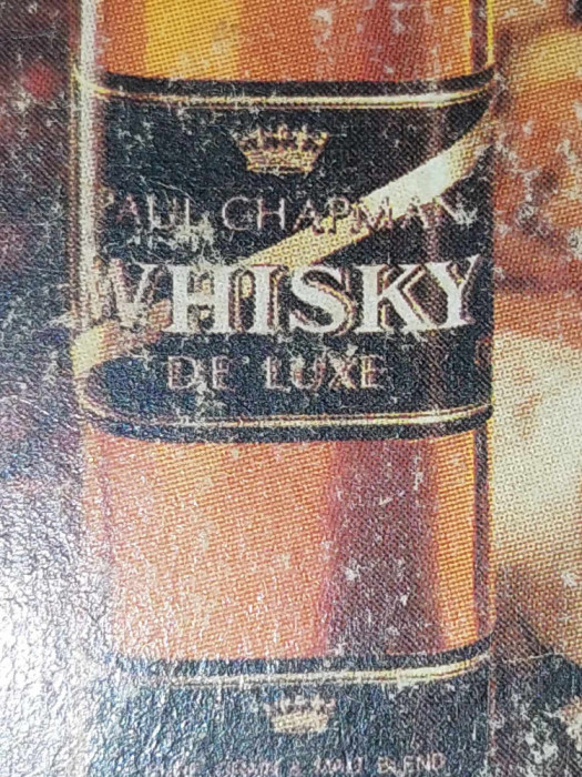 Carti de joc vechi de colectie-reclama veche Paul Chapman Whisky DE LUXE,COLECTI
