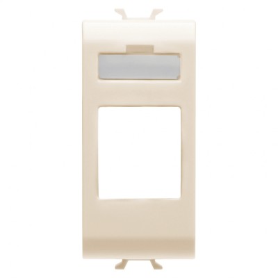 Carcasa conector date 1M Gewiss Chorus ivory GW11431 foto