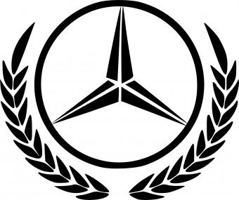 Sticker Mercedes 50 cm