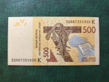 SENEGAL 500 FRANCI 2012 UNC