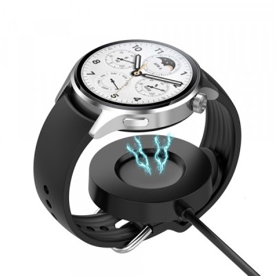 Incarcator Wireless Techsuit TXC6 pentru Xiaomi Watch S1 Pro, USB-A, Negru foto