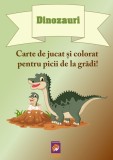 Dinozauri. Carte de jucat si colorat pentru picii de la gradi!, Lizuka Educativ