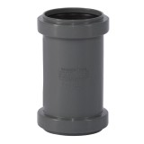 Mufă dublă HT DN 50 pentru sisteme de canalizare, etanșare optimă și protecție fonică excelentă