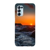 Husa compatibila cu Oppo Find X3 Lite model Sea at the dawn, Silicon, TPU, Viceversa, Transparent, Carcasa