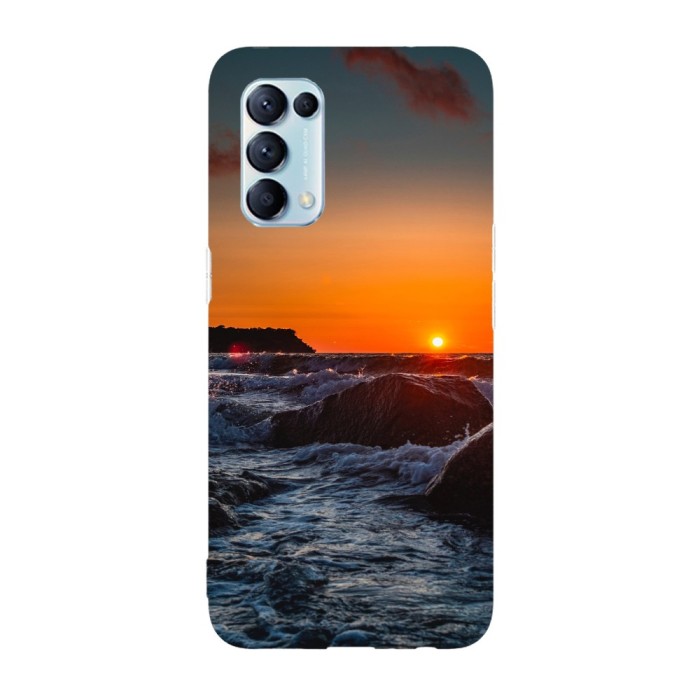 Husa compatibila cu Oppo Find X3 Lite model Sea at the dawn, Silicon, TPU, Viceversa