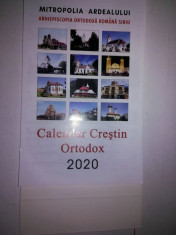 Calendar crestin ortodox de birou 2020 foto