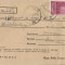 Romania, aviz de primire, recomandat, circulat intern, 1955
