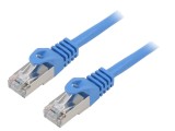 Patch cord F/UTP 6 litat CCA PVC albastru 20m 26AWG