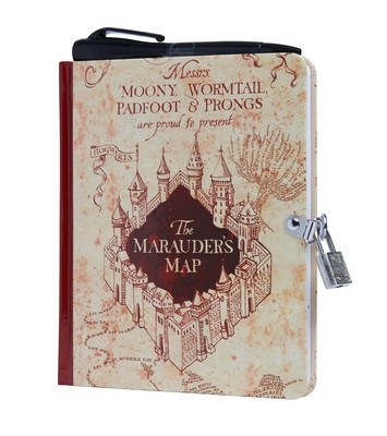 Harry Potter: Marauder&amp;#039;s Map Lock &amp;amp; Key Diary foto