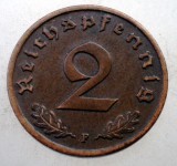 2.612 GERMANIA 2 REICHSPFENNIG 1937 F, Europa, Bronz