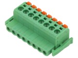 Conector regletă de conexiuni deconectabilă, 10A, 8 pini, Amphenol Anytek