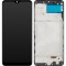 Display cu Touchscreen MP compatibil cu Samsung Galaxy A22 A225, cu Rama, Versiune OLED, Negru
