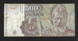 ROMANIA 500 LEI 1991 - APRILIE [3] P-98b , Seria D.0022 / 801100
