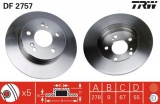 Disc frana spate TRW DF2757