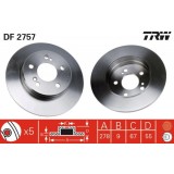 Disc frana spate TRW DF2757
