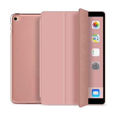 Husa Tableta TPU Tech-Protect SmartCase pentru Apple iPad 10.2 (2019) / Apple iPad 10.2 (2020), Roz Aurie foto