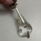 MINIATURA ARGINT 925 + Crystal - CONTRABAS - Mare - Vintage - 51g. !