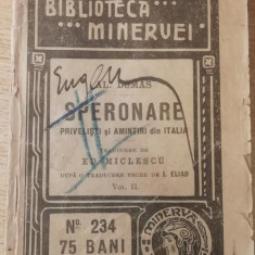 myh 621 - Biblioteca Minervei - 234 - Speronare - Vol II - Al Dumas - 1919