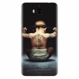 Husa silicon pentru Huawei Y5 2017, Body Builder Cute Baby Tattoo