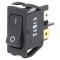 Comutator Rocker DPST ON-OFF 16A 250V Negru IP40