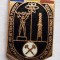 Uniunea sindicatelor Minerit - Petrol - Geologie - Energie electrica - insigna