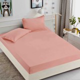 Cumpara ieftin Husa de pat cu elastic roz 180x200cm D060, Jojo Home