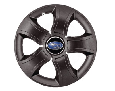 Set 4 Capace Roti pentru Subaru, model Bis Black, R16 foto