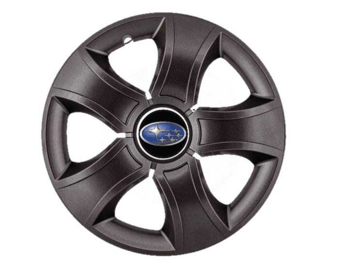 Set 4 Capace Roti pentru Subaru, model Bis Black, R16