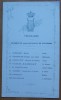 Programul Fanfarei Militare a Batalionului de Pionieri Bucuresti , 1896