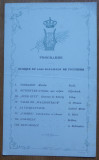 Programul Fanfarei Militare a Batalionului de Pionieri Bucuresti , 1896