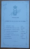 Programul Fanfarei Militare a Batalionului de Pionieri Bucuresti , 1896