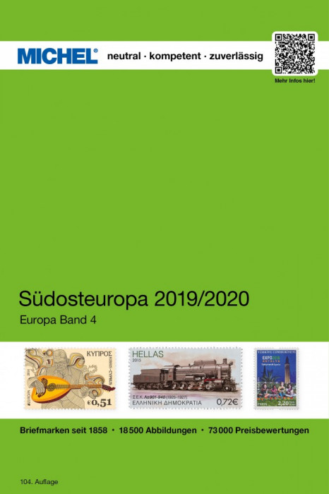 Katalog Michel vol. 4 - Sudosteuropa , 2019/2020
