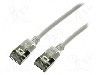 Cablu patch cord, Cat 6a, lungime 0.3m, U/FTP, LOGILINK - CQ9012S foto