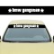 Sticker Parasolar BMW Gangstar , Autocolant Parbriz pentru Tuning BMW